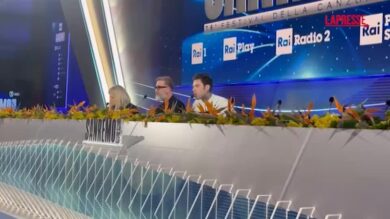 Sanremo 2026, Fedez in conferenza stampa: "Con Masini sono diventato esperto di Fiorentina"