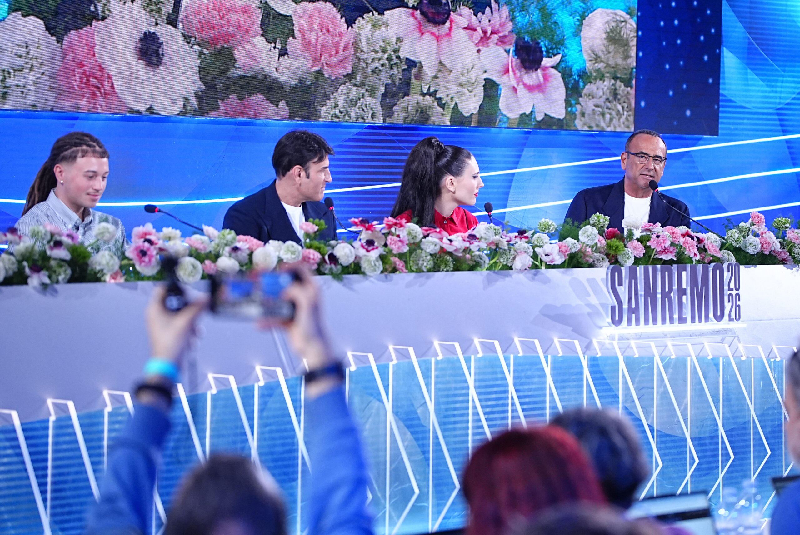 Sanremo 2026, la conferenza stampa. Rai: da pubblicità raccolti 72 milioni, +10%