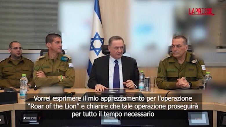 Attacco all’Iran, Katz: “I raid continueranno finché sarà necessario”