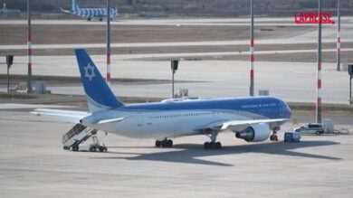Attacco all’Iran, l’aereo di Stato israeliano ‘Wing of Zion’ è stato trasferito all’aeroporto di Berlino