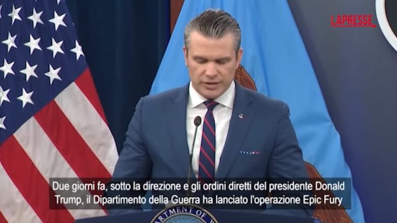 Iran, Hegseth: "Non abbiamo avviato questa guerra ma con Trump la finiamo"
