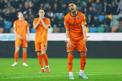 Udinese-Fiorentina 3-0, viola ancora in zona retrocessione