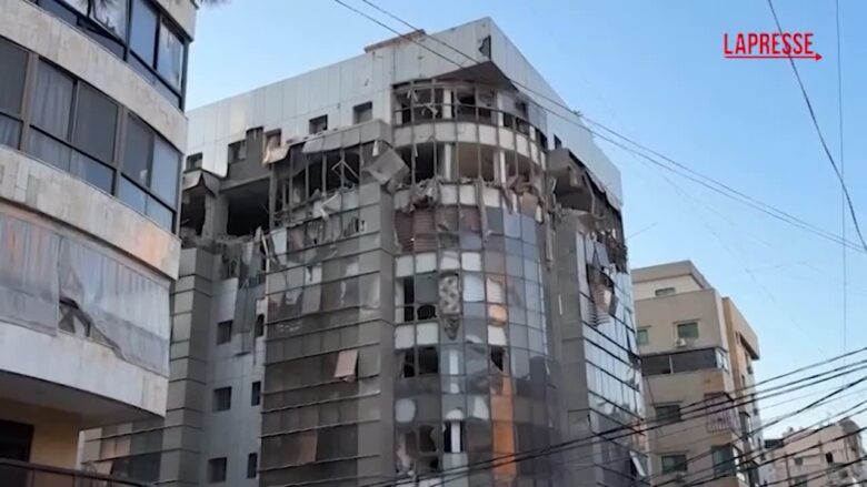 Israele attacca il Libano: gli edifici danneggiati a Beirut