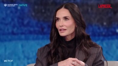 Demi Moore ospite di Che tempo che fa: "I capelli in Ghost? Taglio scelto per Isabella Rossellini"