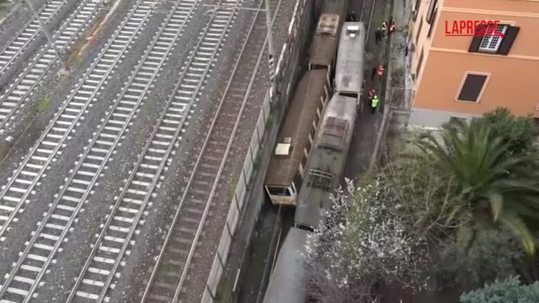Roma, scontro tra due treni Atac all’altezza di via Prenestina