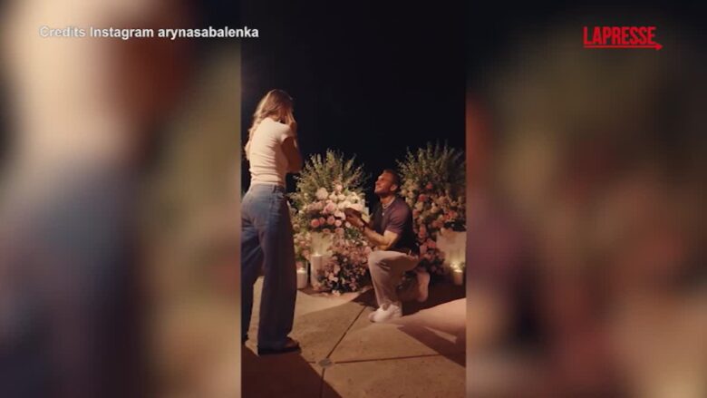 Tennis, la proposta di matrimonio per Aryna Sabalenka