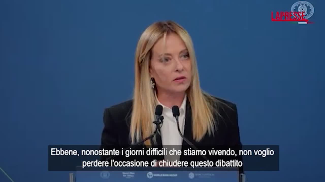 Iran, Meloni: "Ci troviamo di fronte a giorni difficili" Iran, Meloni: "Ci troviamo di fronte a giorni difficili"