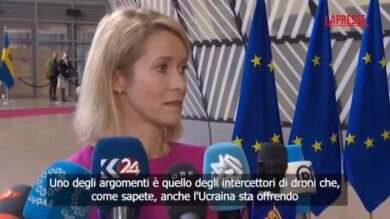 Iran, Kallas: "Paesi del Golfo collaborino con Ucraina per tecnologia intercettazione droni"