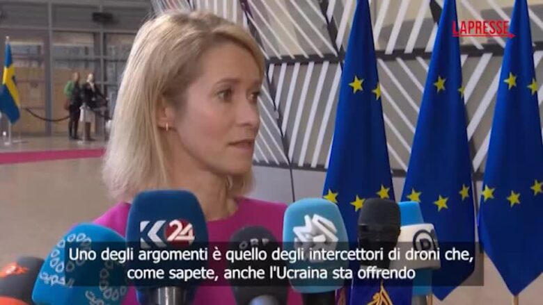 Iran, Kallas: "Paesi del Golfo collaborino con Ucraina per tecnologia intercettazione droni"