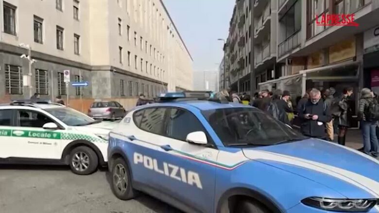 Milano, allarme bomba al Tribunale: sul posto polizia e vigili del fuoco