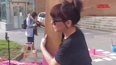 Milano, 'Ecce Vulva': l'installazione contro il ddl Bongiorno sul consenso