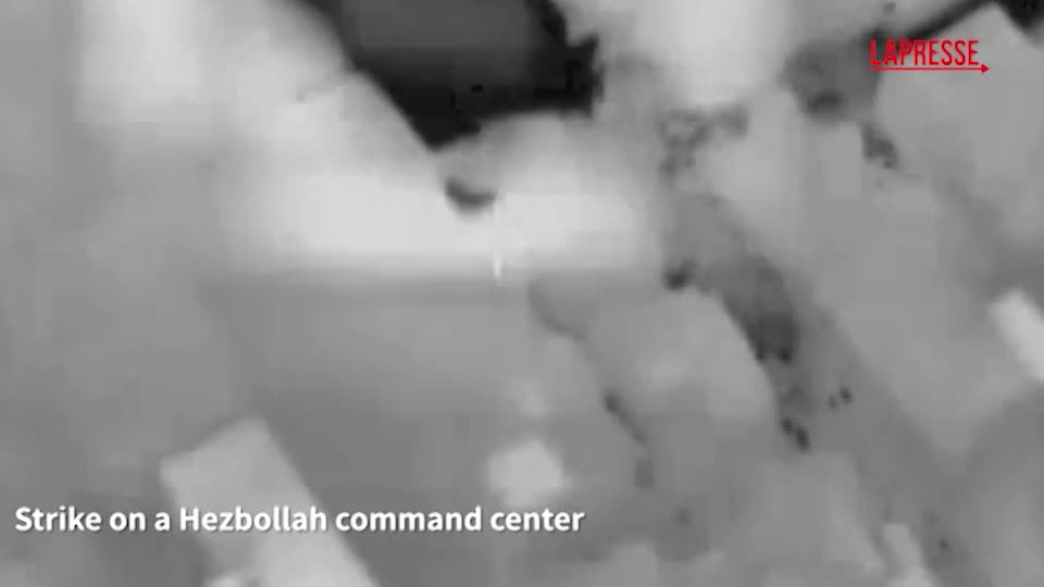 Libano, video dell’Idf: colpite presunte infrastrutture di Hezbollah