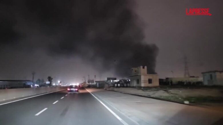 Iran, colonna di fumo si alza sull'aeroporto iracheno di Irbil