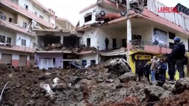 Libano, la distruzione di Al Nabi Sheet dopo il raid di Israele