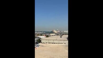 Dubai,  drone dall’Iran colpisce l’aeroporto: le immagini dell'esplosione