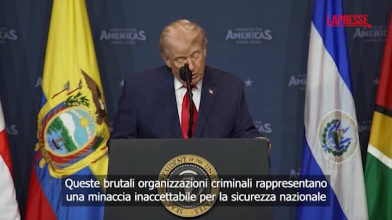 Shield of the Americas, Trump sui cartelli della droga: "Sono un cancro, non li tollereremo più"