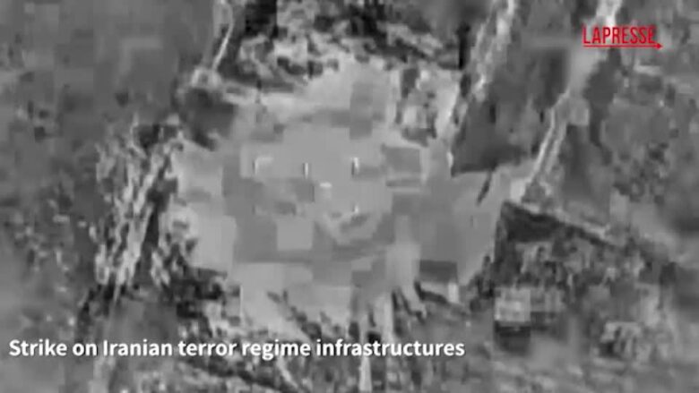Iran, il video dell'Idf degli attacchi su obiettivi militari