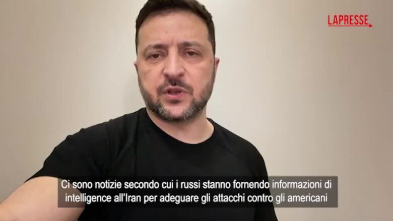 Ucraina, Zelensky: "La Russia sta aiutando l'Iran, all'Europa serve una difesa comune"