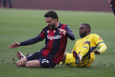 Bologna-Verona 1-2, i rossoblu di Italiano in crisi
