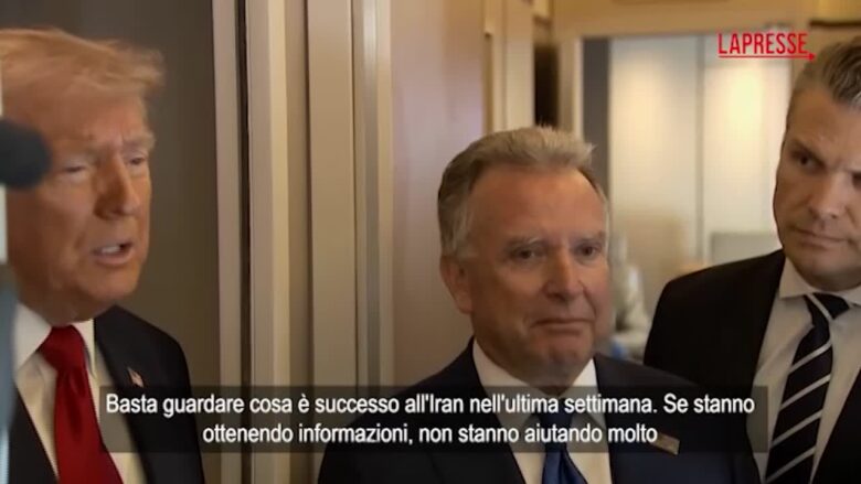 Iran, Trump: "La Russia li sta aiutando? Non sta funzionando granchè"