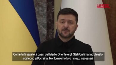Ucraina, Zelensky: "Nostri esperti in Medio Oriente per aiutare contro i droni iraniani"