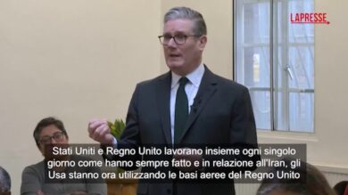Iran, Starmer: "Gran Bretagna e Stati Uniti lavorano insieme ogni singolo giorno"