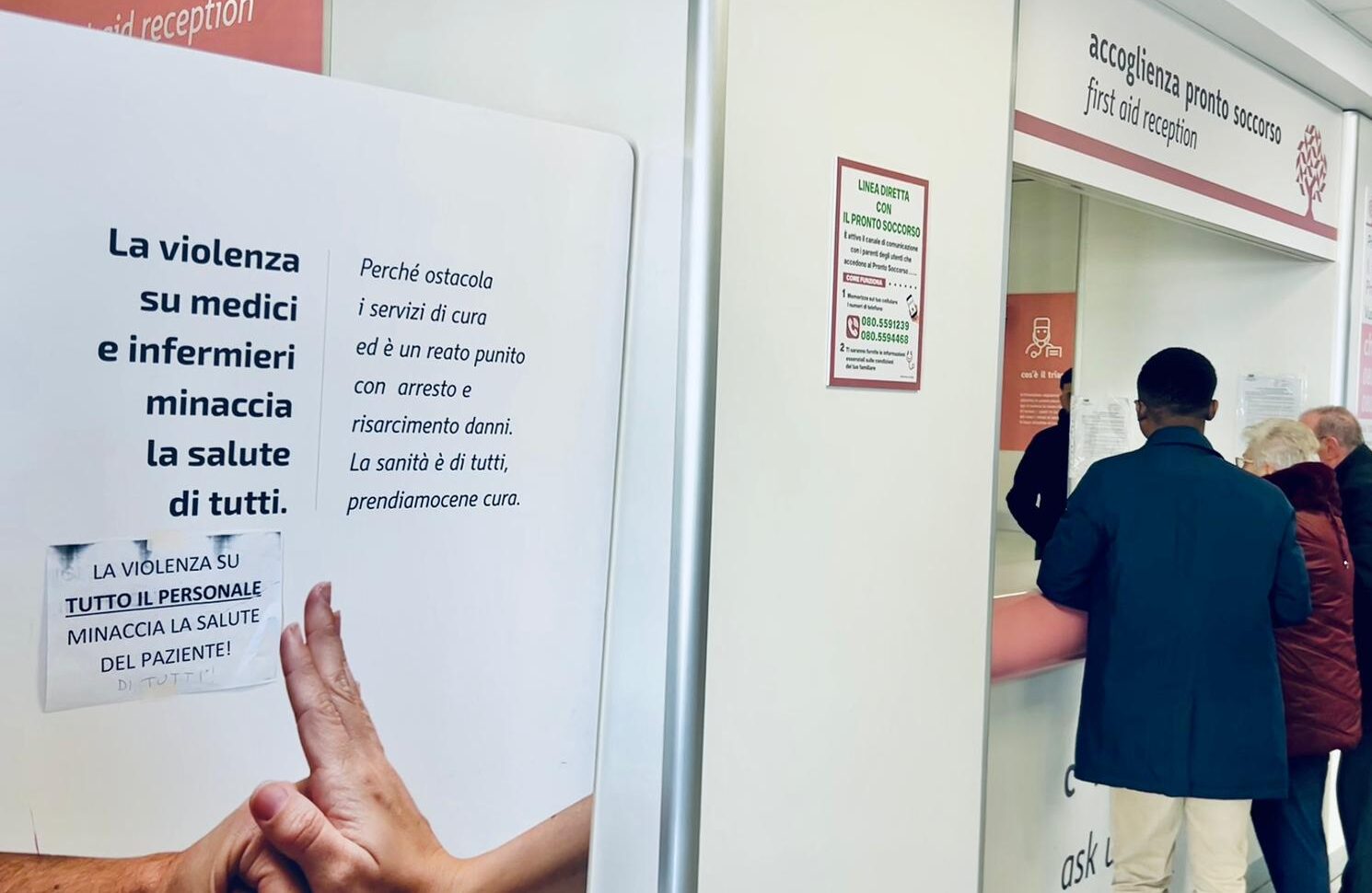 Medici e aggressioni, l’ultimo episodio al Policlinico di Bari