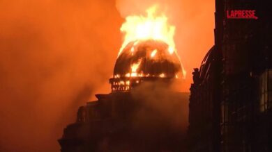 Scozia, un'incendio distrugge parte della stazione di Glasgow