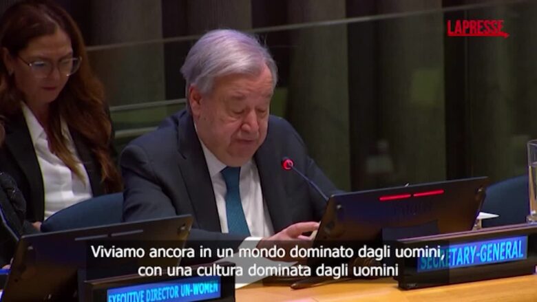 Parità di genere, Guterres alle donne: "Continuate a scuotere le fondamenta del privilegio"