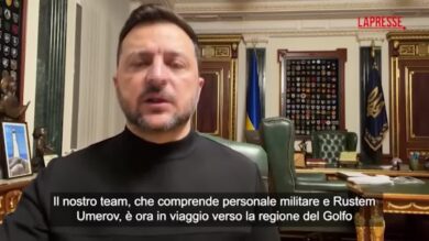 Iran, Zelensky: “La delegazione ucraina è diretta nel Golfo”