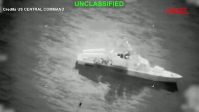 Iran, i video delle navi posamine distrutte dagli Stati Uniti
