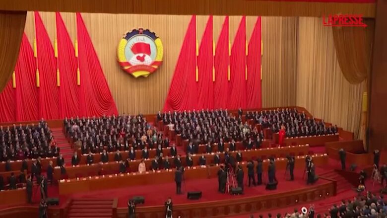 Cina, la cerimonia conclusiva della Conferenza consultiva politica del popolo cinese