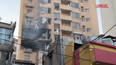 Libano, gli edifici distrutti dall'attacco israeliano a Beirut