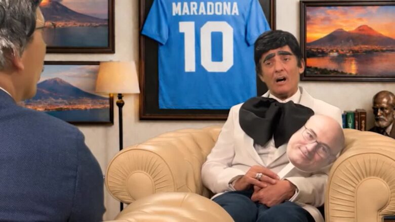 Fiorello imita Sal Da Vinci dallo psicologo: "Non posso sentire la parola che è il contrario di matrimonio!"