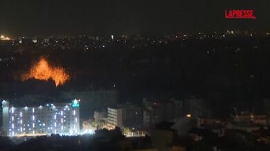 Libano, esplosioni nella notte a Beirut per nuovi raid israeliani