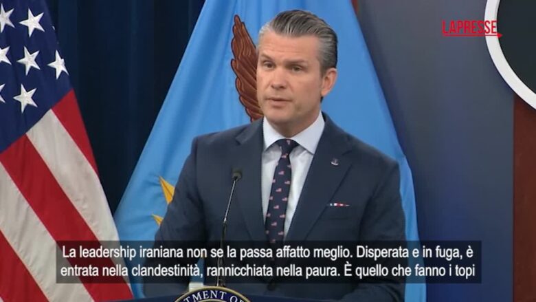 Iran, Hegseth: "Mojtaba Khamenei è ferito e sfigurato"