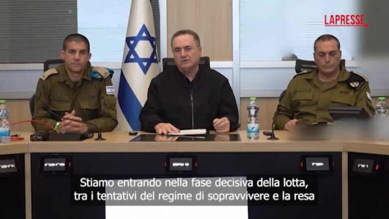 Iran, il ministro israeliano Katz: "La guerra sta entrando nella fase decisiva"