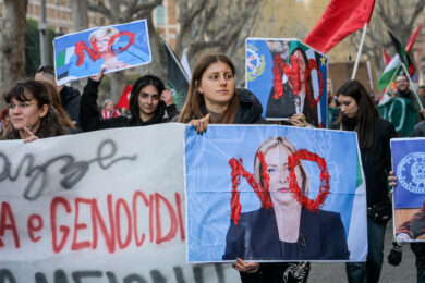 Roma, città blindata per corteo No al referendum e contro la guerra in Iran