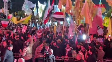 Iran, manifestazione a Baghdad a sostegno di Teheran