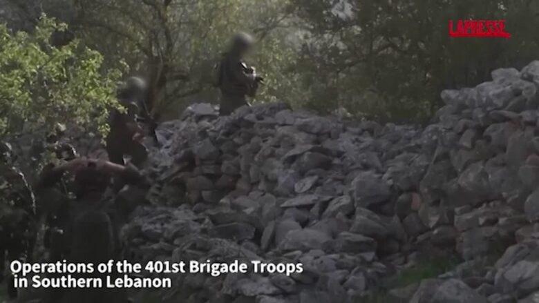 Libano, l'Idf diffonde immagini delle operazioni di terra