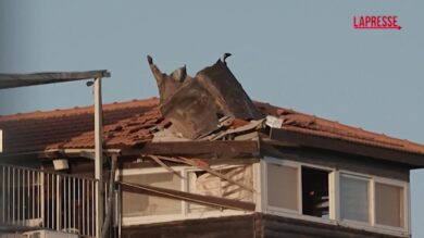 Israele, schegge di un missile iraniano colpiscono un’abitazione a Gerusalemme