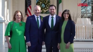 Usa, Vance ospita a colazione Micheal Martin per la Festa di San Patrizio