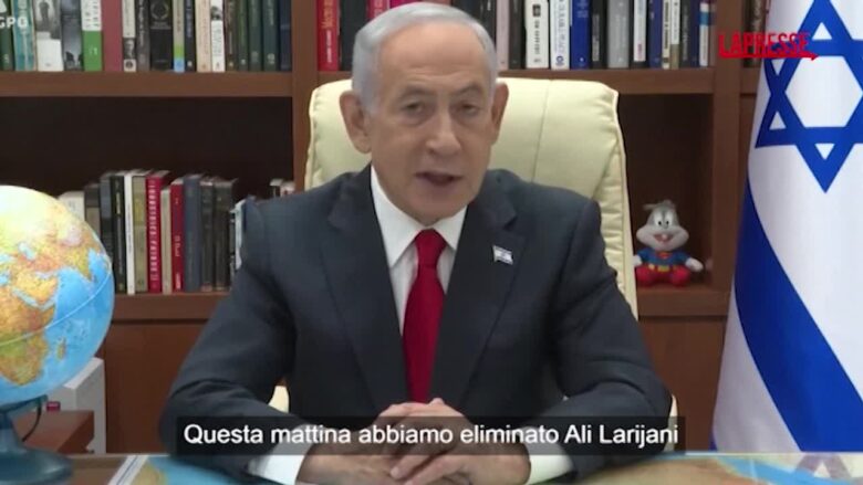 Iran, Netanyahu: "Da morte Larijani la possibilità di rovesciare il regime"