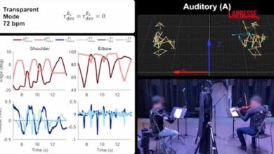 Scienza, violinisti suonano insieme coordinati da esoscheletri robot