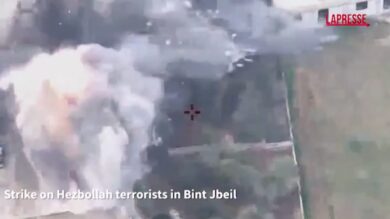 Libano, Israele diffonde video di un attacco contro Hezbollah