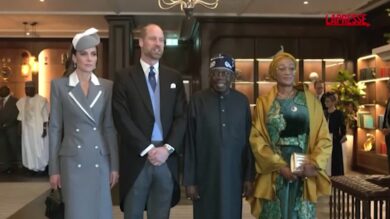 Regno Unito, William e Kate ricevono il presidente della Nigeria