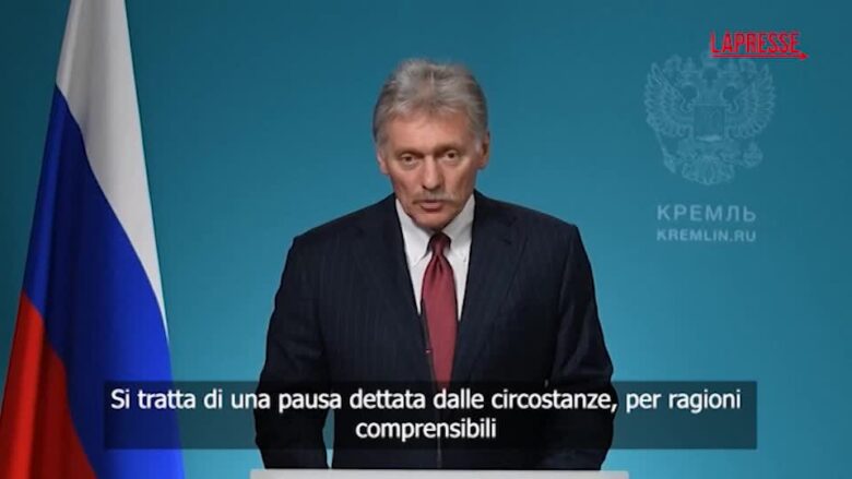 Ucraina, Peskov: "Negoziati trilaterali con Usa e Kiev sono in pausa"