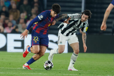 Tonali, infortunio in Champions: allarme in vista dei playoff Mondiali