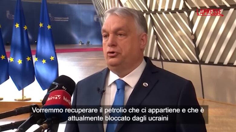 Ucraina, Orban: “Pronti a sostenere Kiev quando riavremo il nostro petrolio”