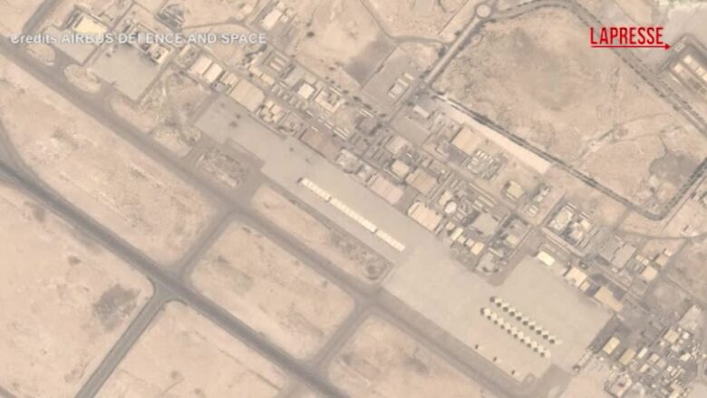 Emirati Arabi Uniti, le immagini satellitari dei danni alla base aerea utilizzata dagli Usa